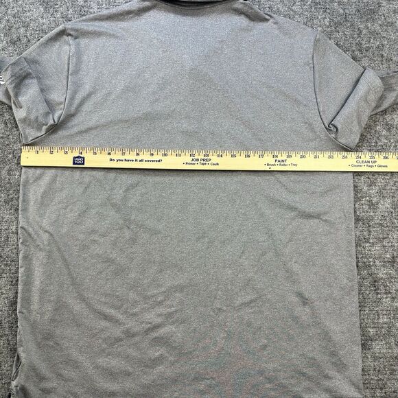 Adidas Pebble Beach Shirt Men Large Gray Golf Polo 2019 US Open Embroidered - Picture 10 of 13